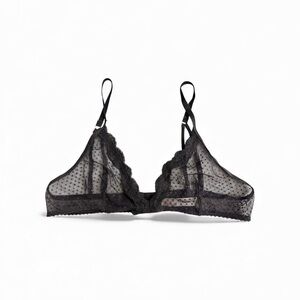 Most Desirable Large Intimate Sheer Femme Fatale Feminine Black Lace Bra